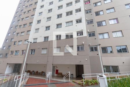 Apartamento à venda com 43m², 2 quartos e 1 vagaFachada do bloco 