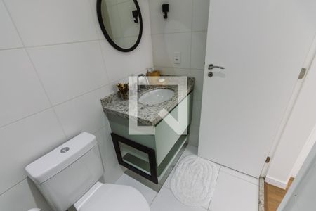 Banheiro da Suíte 1 de apartamento para alugar com 1 quarto, 45m² em Várzea da Barra Funda, São Paulo