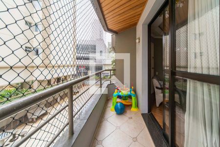 Varanda da Sala de apartamento à venda com 3 quartos, 107m² em Centro, Santo André