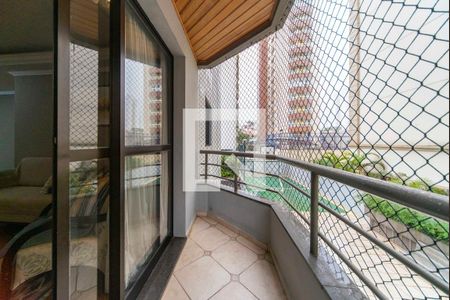 Varanda da Sala de apartamento à venda com 3 quartos, 107m² em Centro, Santo André