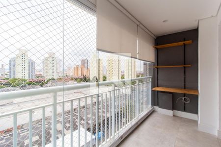 Varanda da Sala de apartamento para alugar com 1 quarto, 47m² em Brás, São Paulo