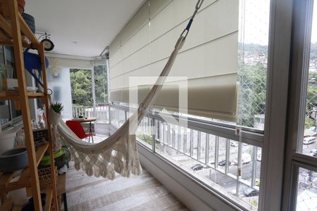 Varanda da Sala de apartamento para alugar com 3 quartos, 100m² em São Conrado, Rio de Janeiro