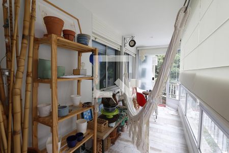 Varanda da Sala de apartamento para alugar com 3 quartos, 100m² em São Conrado, Rio de Janeiro