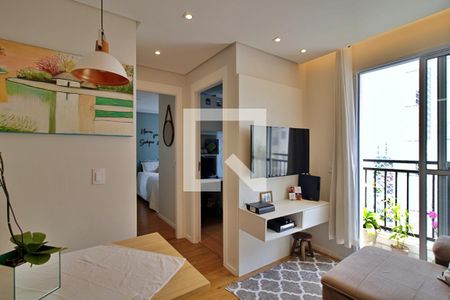 Sala de apartamento à venda com 2 quartos, 43m² em Parque Reboucas, São Paulo