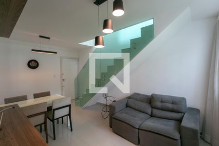 Sala de apartamento para alugar com 2 quartos, 115m² em Santo Antônio, Belo Horizonte