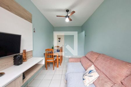 Sala de apartamento para alugar com 1 quarto, 60m² em Aviação, Praia Grande