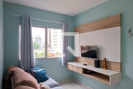 Sala de apartamento para alugar com 1 quarto, 60m² em Aviação, Praia Grande