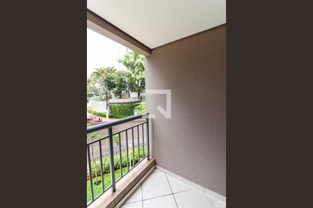 Sacada da Sala de apartamento para alugar com 2 quartos, 49m² em Vila Andrade, São Paulo