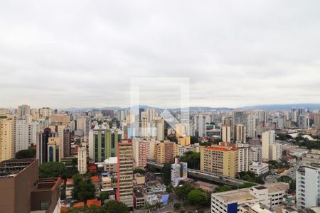 Vista da Sala de kitnet/studio à venda com 1 quarto, 34m² em Santa Cecília, São Paulo