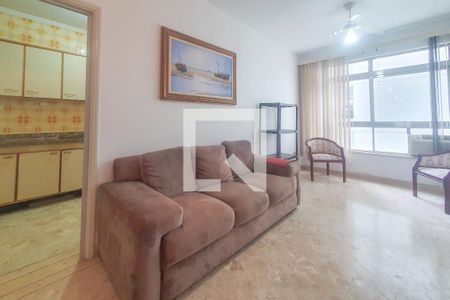 Sala de apartamento para alugar com 1 quarto, 78m² em Pitangueiras, Guarujá
