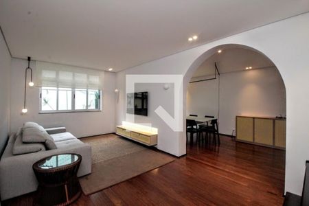 Sala de apartamento à venda com 4 quartos, 150m² em Santo Antônio, Belo Horizonte