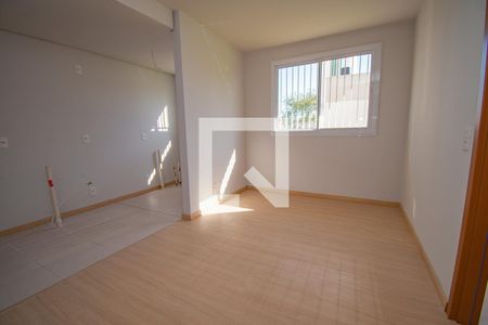 sala - cozinha de apartamento para alugar com 2 quartos, 42m² em Centro, Novo Hamburgo