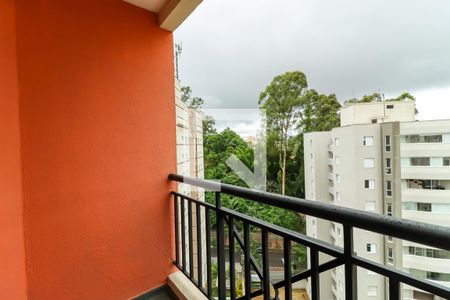 Varanda da Sala de apartamento para alugar com 2 quartos, 45m² em Vila Andrade, São Paulo