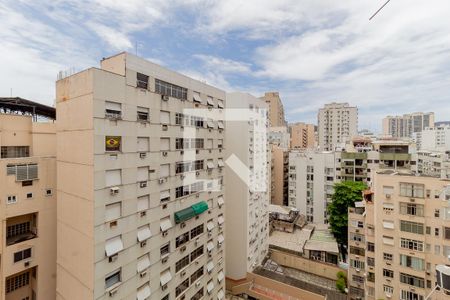Vista Sala de apartamento à venda com 2 quartos, 75m² em Flamengo, Rio de Janeiro