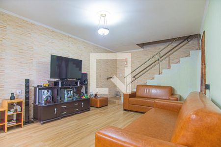 Sala de casa à venda com 3 quartos, 134m² em Jardim Silvana, Santo André