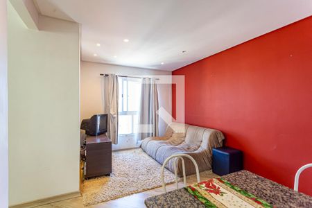 Sala de apartamento à venda com 2 quartos, 49m² em Vila Lutécia, Santo André
