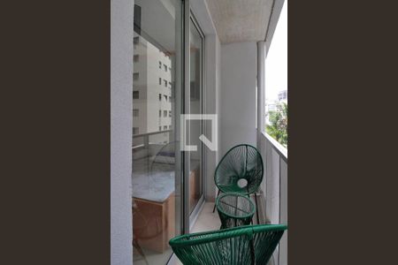 Studio à venda com 21m², 1 quarto e sem vagaVaranda