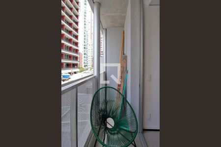 Varanda de kitnet/studio à venda com 1 quarto, 21m² em Consolação, São Paulo