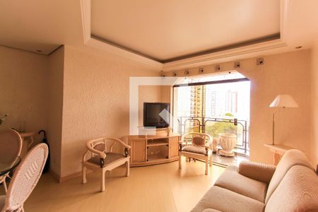 Sala de apartamento à venda com 2 quartos, 80m² em Vila Bertioga, São Paulo