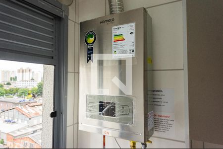 Apartamento para alugar com 30m², 1 quarto e sem vagaDetalhe Aquecedor