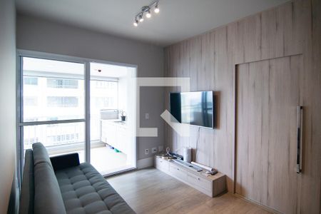 Sala de apartamento à venda com 2 quartos, 74m² em Cidade Monções, São Paulo