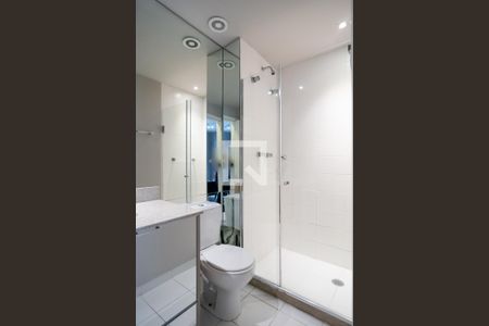 Banheiro Social de apartamento à venda com 2 quartos, 74m² em Cidade Monções, São Paulo