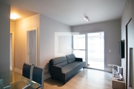 Sala de apartamento à venda com 2 quartos, 74m² em Cidade Monções, São Paulo