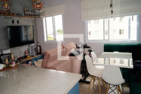 Sala - Cozinha - Copa - Area de Serviço de apartamento para alugar com 1 quarto, 38m² em Cambuci, São Paulo