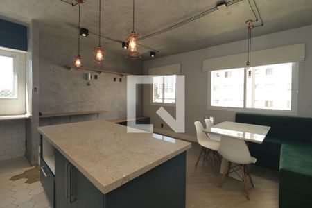 Sala e Cozinha de apartamento para alugar com 1 quarto, 38m² em Cambuci, São Paulo