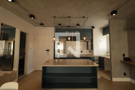 Sala e Cozinha de apartamento para alugar com 1 quarto, 38m² em Cambuci, São Paulo