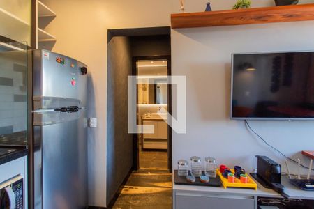 Corredor de apartamento à venda com 1 quarto, 35m² em Paraíso do Morumbi, São Paulo