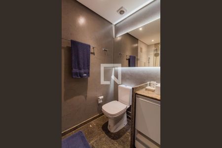 Banheiro de apartamento à venda com 1 quarto, 35m² em Paraíso do Morumbi, São Paulo