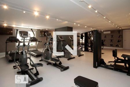 Apartamento para alugar com 40m², 1 quarto e 1 vaga Apartamento para alugar com 40m², 1 quarto e 1 vagaÁrea comum - Academia