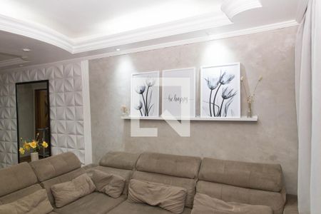 Sala de Estar de apartamento à venda com 2 quartos, 74m² em Conceição, Diadema