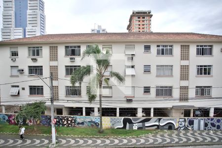 Vista da Sala de apartamento para alugar com 2 quartos, 90m² em Boqueirão, Santos