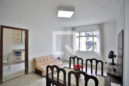 Sala de apartamento para alugar com 2 quartos, 90m² em Boqueirão, Santos