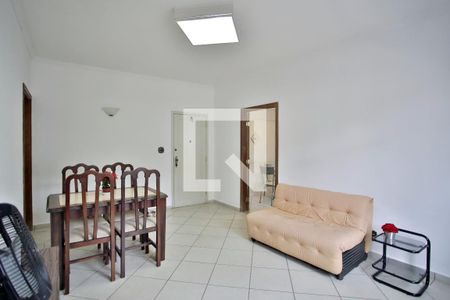 Sala de apartamento para alugar com 2 quartos, 90m² em Boqueirão, Santos