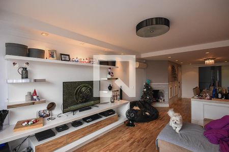 Sala de apartamento à venda com 3 quartos, 128m² em Paraíso do Morumbi, São Paulo