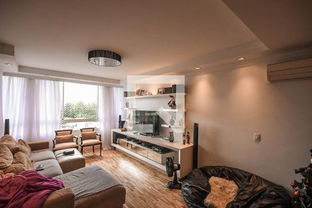 Sala de apartamento à venda com 3 quartos, 128m² em Paraíso do Morumbi, São Paulo