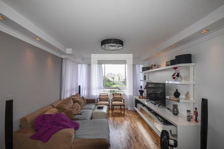 Sala de apartamento à venda com 3 quartos, 128m² em Paraíso do Morumbi, São Paulo