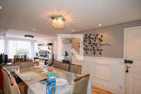 Sala de apartamento à venda com 3 quartos, 128m² em Paraíso do Morumbi, São Paulo