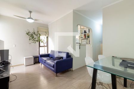 Sala de apartamento à venda com 1 quarto, 50m² em Moema, São Paulo