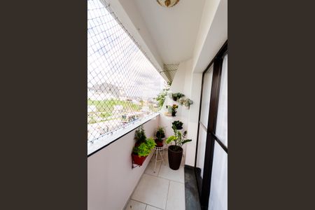 Varanda da Sala de apartamento para alugar com 3 quartos, 126m² em Bangú, Santo André