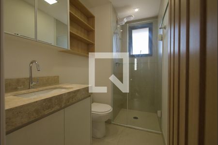 Studio para alugar com 27m², 1 quarto e sem vaga Studio para alugar com 27m², 1 quarto e sem vagaBanheiro