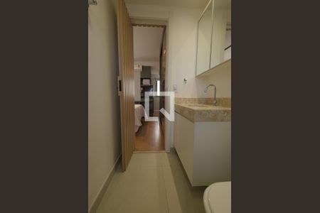 Studio para alugar com 27m², 1 quarto e sem vaga Studio para alugar com 27m², 1 quarto e sem vagaBanheiro