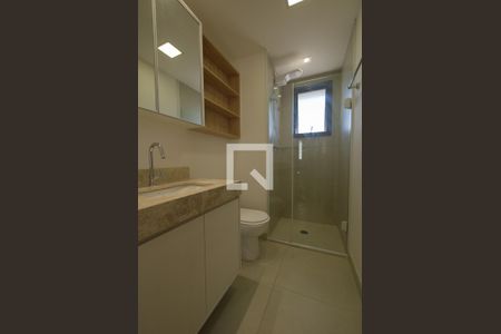 Studio para alugar com 27m², 1 quarto e sem vaga Studio para alugar com 27m², 1 quarto e sem vagaBanheiro