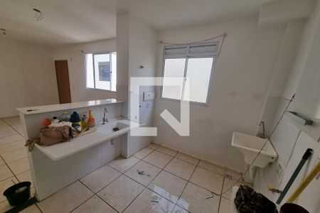 Cozinha de apartamento para alugar com 2 quartos, 45m² em Chácaras Hipica, Ribeirão Preto