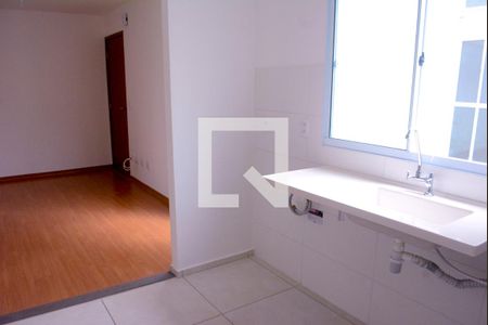 Apartamento para alugar com 45m², 2 quartos e 2 vagasCozinha com área de serviço