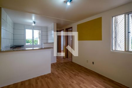 Sala/Cozinha de apartamento à venda com 2 quartos, 44m² em Vila Nova, Porto Alegre