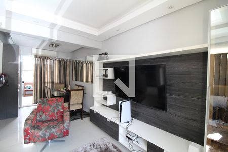 Sala de TV de casa de condomínio para alugar com 3 quartos, 135m² em Olaria, Canoas